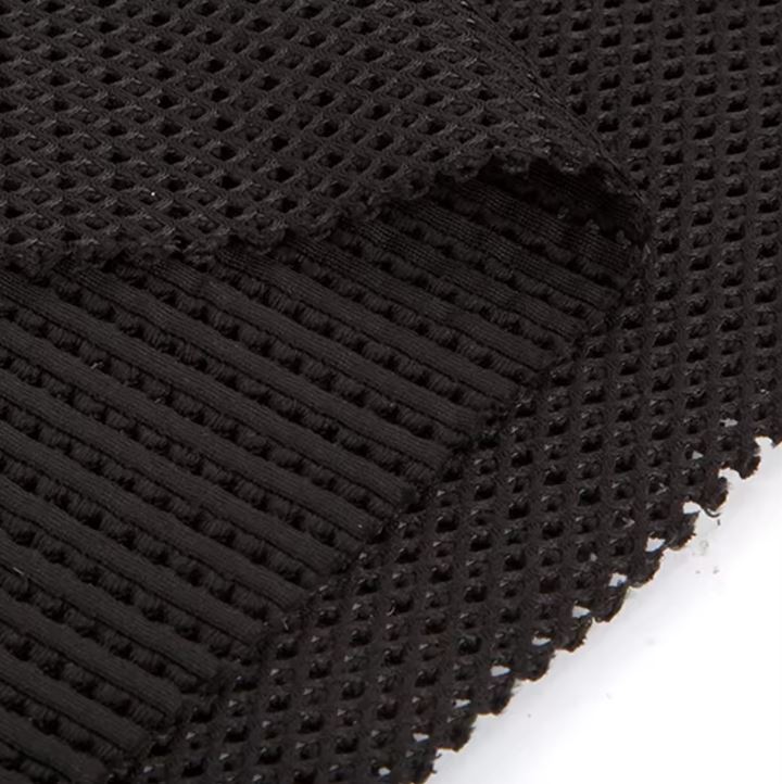 New Fashion Hot Selling 100% Polyester Black 3D Air Mesh Fabric For Sports Shoes